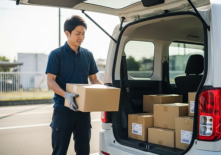 配送スタッフ男性
